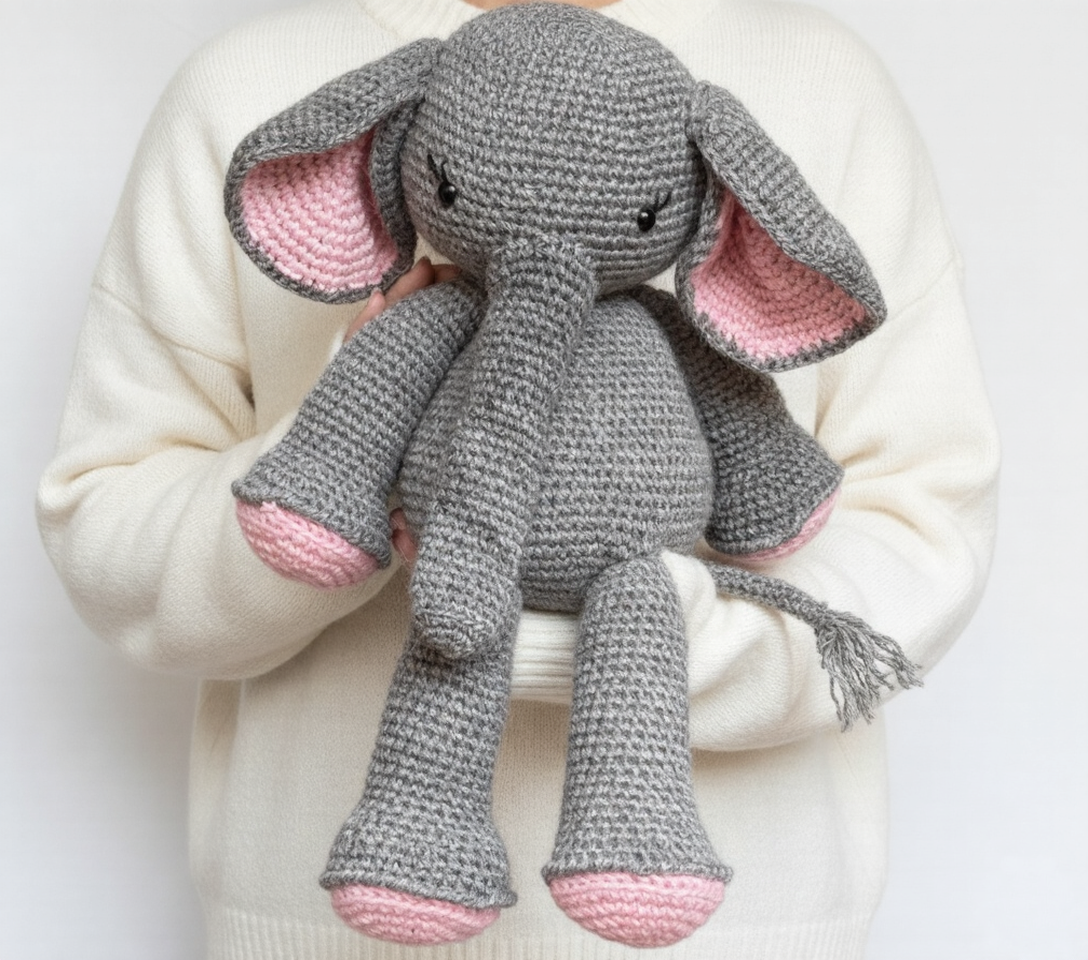 Grand Éléphant Gris