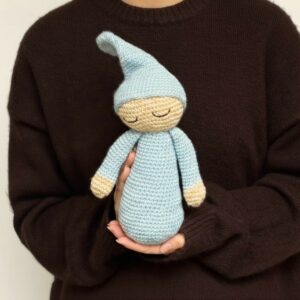 Poupée Endormie Bleue