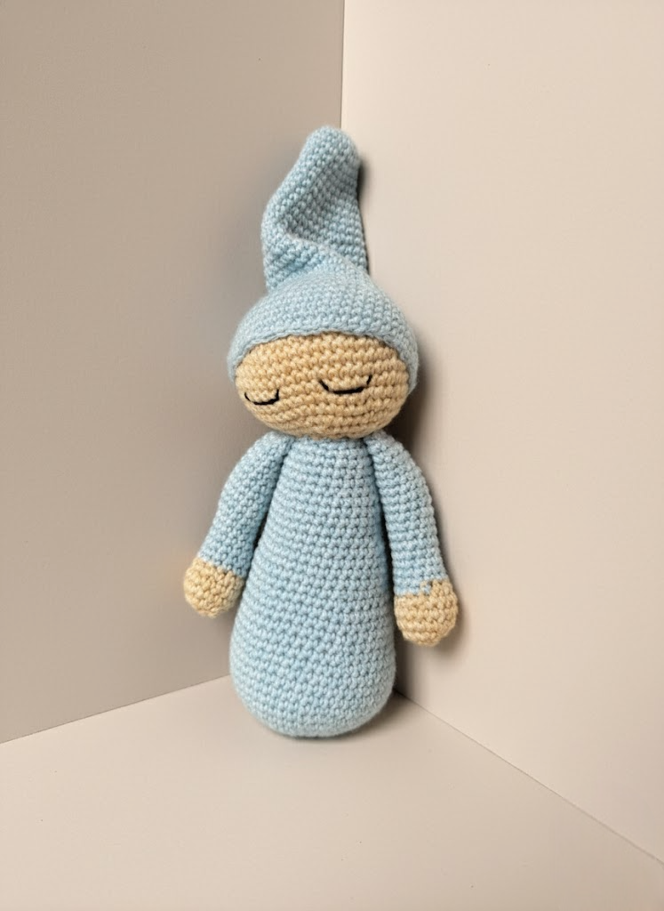 Poupée Endormie Bleue – Image 2