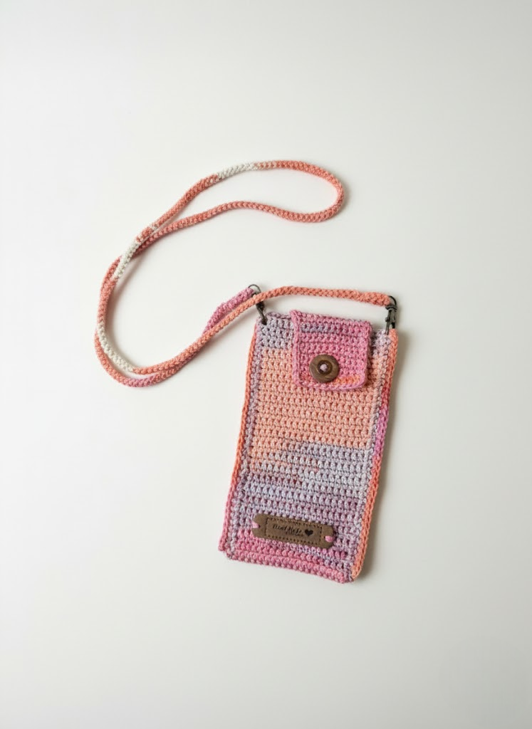 Pochette Bandoulière Pêche – Image 2