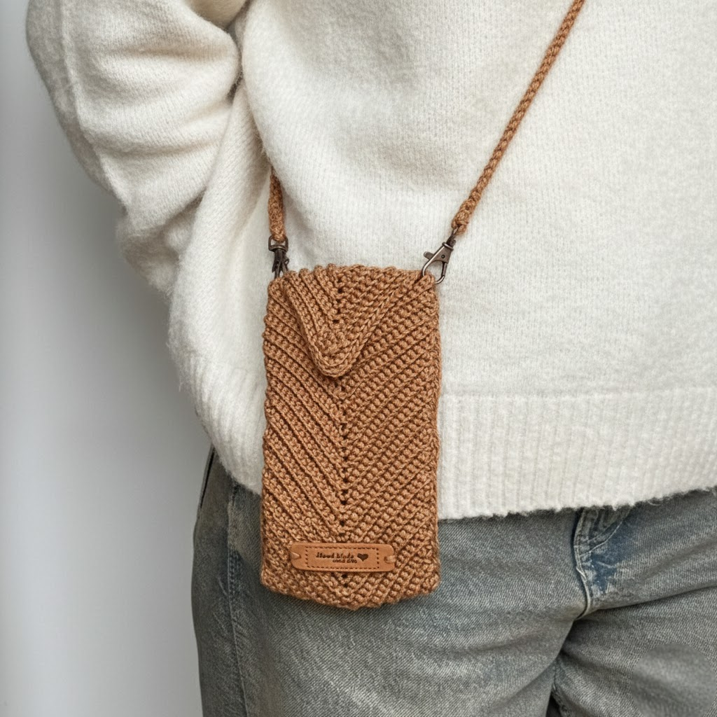 Pochette Bandoulière Caramel